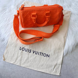 ルイヴィトン モノグラム キーポル バンドリエール25 トリヨンレザー 2way ミニボストンバッグ ハンドバッグ ショルダーバッグ オレンジ - NEWSED