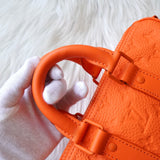 ルイヴィトン モノグラム キーポル バンドリエール25 トリヨンレザー 2way ミニボストンバッグ ハンドバッグ ショルダーバッグ オレンジ - NEWSED