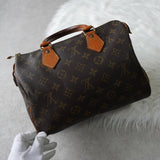 ルイ ヴィトン モノグラム スピーディ25 M41528 ハンドバッグ ブラウン - NEWSED