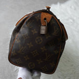 ルイ ヴィトン モノグラム スピーディ25 M41528 ハンドバッグ ブラウン - NEWSED