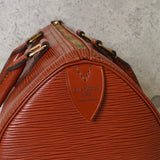 ルイ・ヴィトン エピ スピーディ25 ハンドバッグ ケニアブラウン M43003 - NEWSED