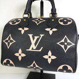 ルイ ヴィトン モノグラム アンプラント スピーディ バンドリエール25 バイカラー ブラック M58947 ICチップ内蔵 - NEWSED