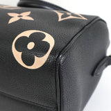 ルイ ヴィトン モノグラム アンプラント スピーディ バンドリエール25 バイカラー ブラック M58947 ICチップ内蔵 - NEWSED