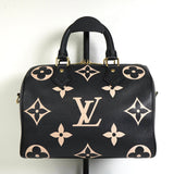 ルイ ヴィトン モノグラム アンプラント スピーディ バンドリエール25 バイカラー ブラック M58947 ICチップ内蔵 - NEWSED