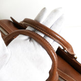 カルティエ マルチェロ レザー 2way ハンドバッグ ショルダーバッグ ブラウン