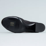 シャネル 25AW ギャザーサテン ココマーク アンクルブーツ ブラック 37 1/2C / 24.0〜24.5cm 未使用品 - NEWSED