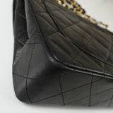 シャネル パリ限定 ココマーク ターンロック マトラッセ ラムスキン ダブルフラップ チェーンショルダーバッグ ブラック 2番台7桁 - NEWSED