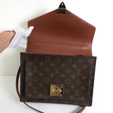 ルイ・ヴィトン モノグラム モンソー28 2way ハンドバッグ ショルダーバッグ ブラウン M51185 - NEWSED