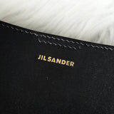 ジルサンダー タングル スモール ロゴ レザー ショルダーバッグ ブラック