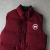 カナダグース ダウンベスト レッド