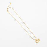 クリスチャン ディオール CDロゴ ネックレス GP