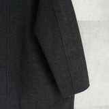 イヴサンローラン ヴィンテージ ウールコート ミドルコートチャコールグレー