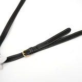 サンローラン YSLロゴ ステッチ ショルダーバッグ ブラック