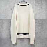 フレッド ペリー ロゴ チルデンニット アイボリー