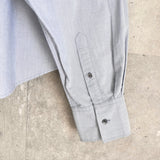 アミパリ アミ パリス ハートロゴ クロップドシャツ 長袖シャツ ブルーグレー