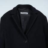 ジルサンダー チェスターコート ウールコート ブラック レディース
