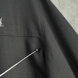 イヴサンローラン YSLロゴ ブルゾン グレー