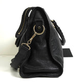 バレンシアガ ザ・シティ レザー 2way ハンドバッグ ショルダーバッグ ブラック - NEWSED