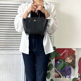 ヴィヴィアン・ウエストウッド オーブ レザー 2way ミニ ハンドバッグ / ショルダーバッグ ブラック - NEWSED