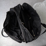 プラダ ポコノ テスート ナイロン/ レザー 2way ボストンバッグ ブラック - NEWSED