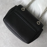 ヴィヴィアン ウエストウッド オーブ ヴィーガンレザー チェーン ミニ ショルダーバッグ 2way ポシェット シルバー ブラック - NEWSED