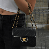 シャネル ココマーク ミニマトラッセ ターンロック ラムスキン 2way チェーン ショルダーバッグ ブラック 1番台7桁 - NEWSED