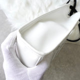 メゾンマルジェラ エムエムシックス レザー 2way ショルダーバッグ ハンドバッグ ホワイト - NEWSED