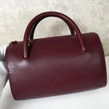 カルティエ マスト レザー 2way ミニボストンバッグ ショルダーバッグ ボルドー - NEWSED