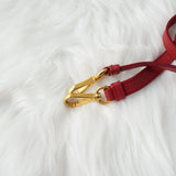 プラダ ヴィッテロダイノ レザー 2way ハンドバッグ ショルダーバッグ 三角プレート ピンク - NEWSED