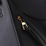 ロエベ ハンモック スモール レザー 2way ハンドバッグ ショルダーバッグ ネイビー - NEWSED