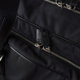 プラダ ポコノ テスート ナイロン/ レザー 2way ボストンバッグ ブラック - NEWSED