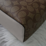 コーチ スモール タウン バケット バッグ シグネチャー 2way ショルダーバッグ ハンドバッグ ブラウン 2312 - NEWSED