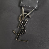 サンローラン ベイビーカバス レザー 2way ハンドバッグ ショルダーバッグ グレー - NEWSED