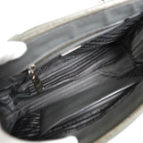 プラダ ガレリア サフィアーノレザー 2way ハンドバッグ ショルダーバッグ グレー - NEWSED