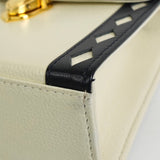 イヴ サンローラン ダイヤカット レザー 自立型 2way ミニ ハンドバッグ ショルダーバッグ ホワイト / ブラック レディース - NEWSED