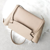 セリーヌ ベルトバッグ ミニ グレインドカーフスキン レザー 2way ハンドバッグ ショルダーバッグ ベージュ - NEWSED