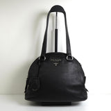 プラダ サフィアーノ レザー 2way トートバッグ ショルダーバッグ ブラック - NEWSED