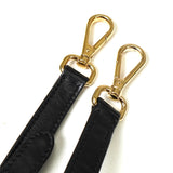 プラダ ロゴ ギャザー テスート ポコノ ナイロン 2way ハンドバッグ ショルダーバッグ ブラック - NEWSED