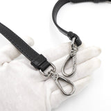 プラダ レザー 2way ハンドバッグ ショルダーバッグ 三角プレート ブラック - NEWSED