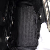 プラダ レザー 2way ハンドバッグ ショルダーバッグ 自立型 ブラック - NEWSED