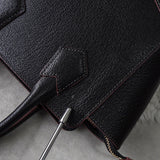 ヴィヴィアン・ウエストウッド オーブ レザー 2way ミニ ハンドバッグ / ショルダーバッグ ブラック - NEWSED