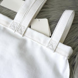 エムエムシックス メゾンマルジェラ ロゴ キャンバス 2way トートバッグ ハンドバッグ ホワイト タグ付き未使用品 - NEWSED