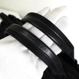 プラダ テスート ポコノ ナイロン トライアングルロゴ ギャザー 2way ハンドバッグ ショルダーバッグ ブラック - NEWSED