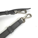 プラダ ガレリア サフィアーノレザー 2way ハンドバッグ ショルダーバッグ グレー - NEWSED