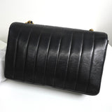 シャネル ココマーク マドモアゼル ターンロック ラムスキン 2way チェーン ショルダーバッグ ブラック 4番台7桁 - NEWSED