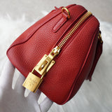 プラダ ヴィッテロダイノ レザー 2way ハンドバッグ ショルダーバッグ 三角プレート ピンク - NEWSED