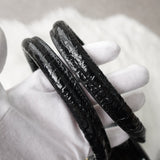 ヴィヴィアン ウエストウッド オーブ ハート型 クロコ エナメル 2way ハンドバッグ ショルダーバッグ ブラック 保存袋付き - NEWSED