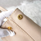 プラダ カナパ キャンバス 2way ハンドバッグ ショルダーバッグ ベージュ ギャランティーカード付き - NEWSED