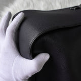 ロエベ ハンモック スモール レザー 2way ハンドバッグ ショルダーバッグ ネイビー - NEWSED