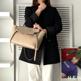 セリーヌ ベルトバッグ ミニ グレインドカーフスキン レザー 2way ハンドバッグ ショルダーバッグ ベージュ - NEWSED